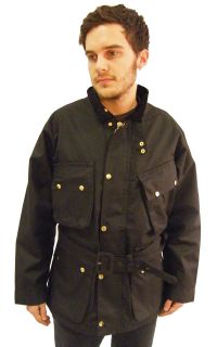 waxed cotton jacket in Coats & Jackets