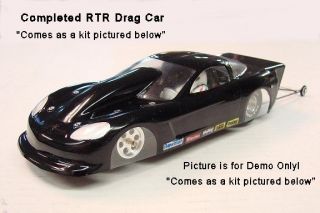 WRP Complete 63 Vette Pro Drag Car Complete Kit 1/24 Slot Car