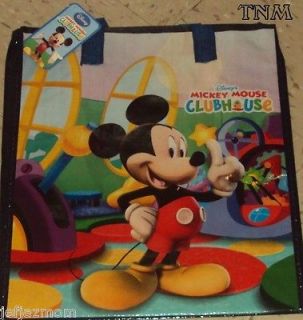 MICKEY MOUSE CLUBHOUSE LARGE WOVEN REUSABLE TOTE BAG♥♦♥BRAND NEW 
