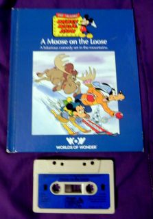 Moose on the Loose Hardback Book & Tape, Talking Mickey Mouse 