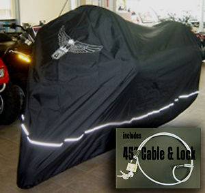 Harley Heritage Softail Motorcycle Cover w/Eagle logo.