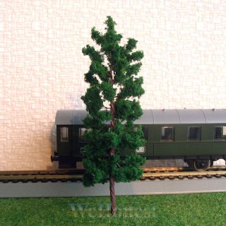 100 pcs HO OO scale Dark Green Model Trees #DG11040