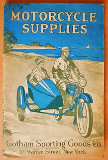 1921 MOTORCYCLE ACCESSORY CATALOG PARTS BOOK HARLEY INDIAN EXCELSIOR 