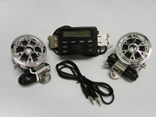 Motorcycle Audio System Handlebar FM Radio Stereo Amplifier Speaker 