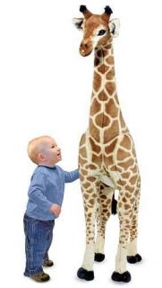 Melissa and & Doug Plush Animal Stuffed Giraffe   New