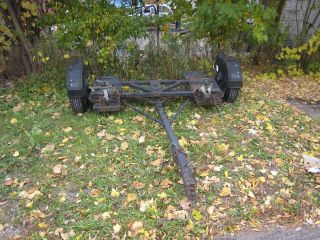 Single Axle Car Tow Dolly Hauler Trailer w/ Straps Used