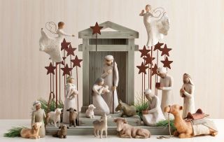 Demdaco Willow Tree Nativity Collection   18 Piece Set