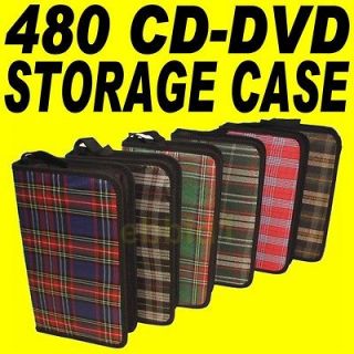 480 CD DVD VCD HOLDER WALLET CASE GAME STORAGE ORGANIZER BAG ALBUM 5 X 