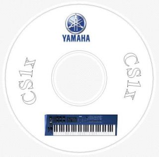 Yamaha CS1x Sound Library, Manual & Editors CD CS 1x