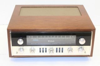 MCINTOSH MX 110 TUBE TUNER PREAMPLIFIER PRE AMP in WOOD CABINET FM 