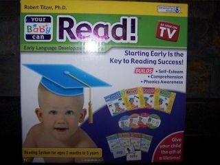 New, Your Baby Can Read Deluxe Box Set, DVDs 1,2,3 & 4 Word Cards 