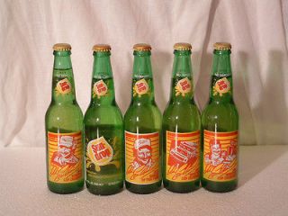 SUN DROP Soda ~ Dale Earnhardt Sr. series ~ 5 full botlles 1979 1986 