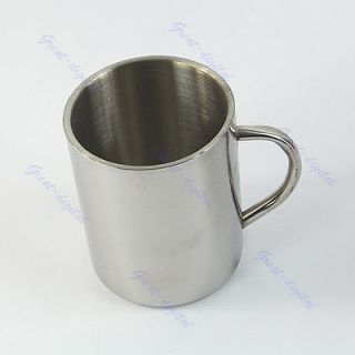   Stainless Steel Coffee Mug Tumbler Camping Mug Double deck Bilayer Cup