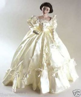 FRANKLIN MINT SCARLETT OHARA BRIDE DOLL, GWTW, NEVER REMOVED FROM 