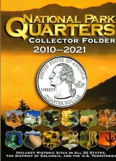 National Park Quarters New Whitman Collector Gloss Color Folder2010 