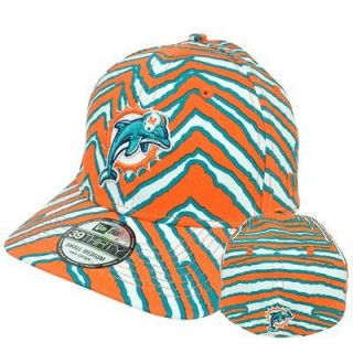 NFL New Era 39Thirty 3930 Zubaz High Crown Flex Fit Hat Cap Miami 