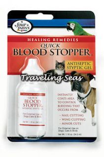 Four Paws Quick Blood Stopper Antiseptic 1oz Dog Cat Bird Nail Cutting 