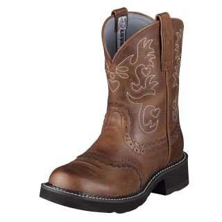 Ariat Womens Fatbaby Saddle Cowboy Western Boots Russet Rebel 
