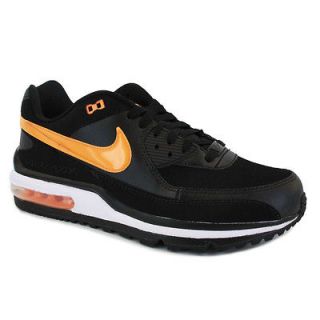 Nike Air Max Ltd 2 Mens Laced Leather Trainers Black Orange