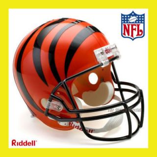   BENGALS NFL DELUXE REPLICA FULL SIZE FOOTBALL HELMET by RIDDELL