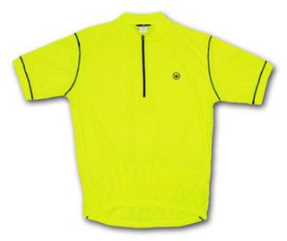 SALE Canari P2 Paceline Neon Yellow Cycling Jersey Mens Medium Large 
