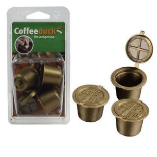 New Coffeeduck Refillable Capsules For Senseo Nespresso Espresso Cup