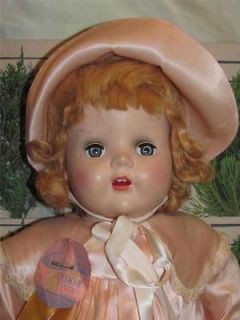 BEAUTIFUL BIG 22 HORSMAN CRY BABY 1940S OR 50S IN ORIGINAL OUTFIT