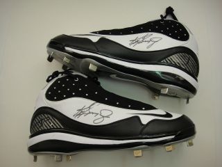 KEN GRIFFEY JR. PSA/DNA DUAL SIGNED NIKE SWINGMAN GAME ISSUED SPIKES 