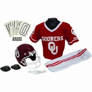 Oklahoma Sooners   NCAA Franklin Sports Deluxe Youth Uniform Set