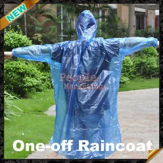   Fashion Thickening Disposable Raincoat Neck rope Cuff Rubber New