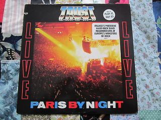 TRUST LIVE PARIS BY NIGHT M  PROMO METAL LP Vinyl Record