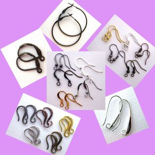 Nickel Free Earrings   French Earwire, Baroque, Brass Hooks, Leverback 