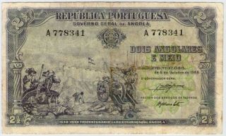 1948 REPUBLICA PORTUGUESA *ANGOLA* 2 1/2 ANGOLARES