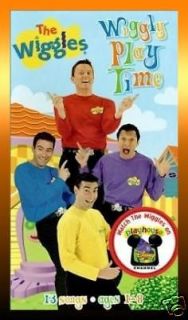 THE WIGGLES Wiggly Play Time (2001) VHS 13 Songs