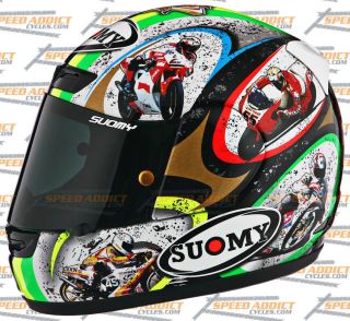 Suomy Apex Capirex Limited Capirossi 2012 Full Face Motorcycle Helmet 