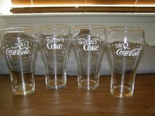 vintage coca cola glasses in Glasses