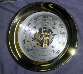 CHELSEA SHIPSTRIKE BAROMETER #40017 FORGED BRASS CASE 4.5 DIAL NEW 