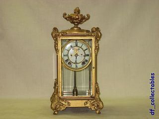 Original antique Ansonia “Marquis” crystal regulator clock