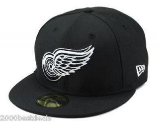 NEW ERA CAP 59FIFTY BIG SIZES DETROIT RED WINGS NATIONAL HOCKEY LEAGUE 