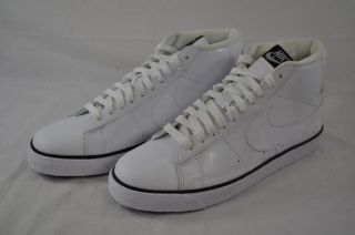 NIKE BLAZER HIGH 315877 114 WHITE HIGH TOP LACE UP ATHLETIC SHOE 