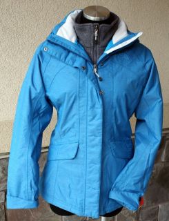 New NORTH FACE Kalispell Triclimate 3 in 1 Jacket Coat Blue Women XS $ 