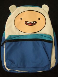 NWT ADVENTURE TIME WITH BOY FINN AND JAKE DOG EARS REVERSIBLE BACKPACK 