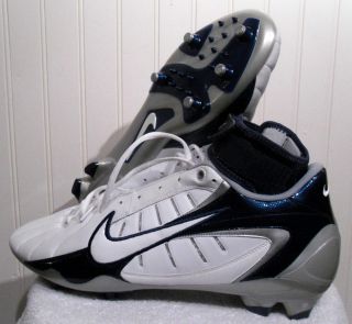 NEW Nike Air Zoom Superbad FT Football Cleats 16 White/Navy MSRP$90