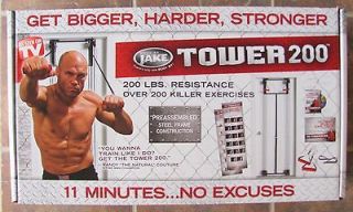 NEW Tower 200 Body By Jake ~ Full Body Gym Workout Exercise WATCH 
