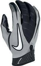 Nike Vapor Jet Mens Football Gloves GF0080 001 Gray/Black
