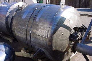 300 gallon Northland Stainless jacketed tank jkt rated at 120psig 