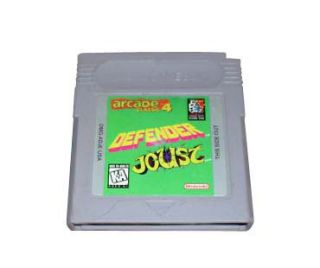Arcade Classic 4 Defender/Joust Nintendo Game Boy Game Only Tested 