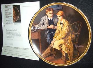 Rockwell Rediscovered Women Collector Plate Series, 10 plates