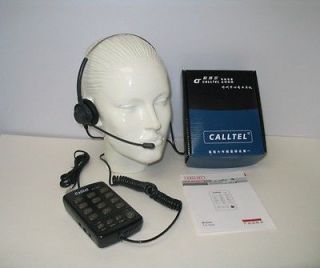 CallTel CT 1000 Headset Phone + Dial Key Pad with MUTE & REDIAL for 