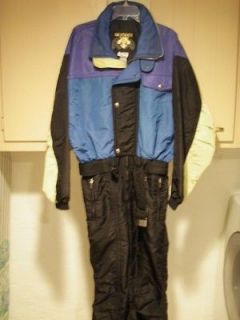 Descente Ski Suit, Mens One Piece Large